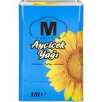 Migros Ayçiçek Yağı 18L - 18 lt