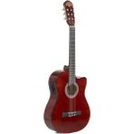 Miguel Artegas MAG65CE Elektro Klasik Gitar - Kahve