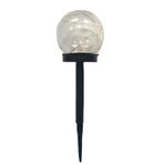Mihaly Açık Güneş Renkli Şeffaf Bobble Topu Veranda Bahçe Balkon Peyzaj Çim Işık Zemin Plug-in Lamba 10LED RGB Renkli Işık