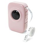 Mihaly D30 PRO Etiket Yazıcı Cep Alı Telefon Etiketleme Makinesi BT Kablosuz Termal Baskı 203 DPI Desteği 15mm Genişlik Yapışkan Etiket DIY Tarih Dergisi Çalışma Etiketi Android ile uyumlu iOS Ev Kapa