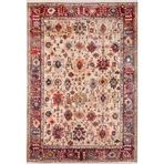 Mihaylovsk Bordo Madalyon Kaymaz Makine Yıkanabilir Halılar Oturma Odası Yatak Odası Koridor Boho Fas Yumuşak Nötr Vintage Görünüm Geometrik Bohem Halı İç Mekan Katlanabilir Kaymaz Alan Halısı