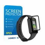 MIHENCE [ 3 parça] Amazfit Band 7 Ekran Koruyucu ile Uyumlu, 3D Tam Ekran Kaplama Kavisli Kenar PAMA Koruyucu Film Fitness İzleyici için, şeffaf
