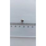 Mihra Takı Tasarım 30 Adet Metal Ayyıldız Desenli Top Tesbih Malzemesi Doğaltaş Bilekik Arası