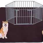 MIIMER Köpekler için Ağır Emici Yıkanabilir Çiş Pedleri 152 x 152 cm Yeniden Kullanılabilir Köpek Pedleri, Su Geçirmez Çırpma Pedleri Köpek Kalem Matı, Tavşan için Evcil Hayvan Lazımlığı Eğitim Pedi