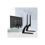 MIIQ2 Ayarlanabilir Metal TV Ayağı Standı 37 - 75 İnç Uyumlu 50 KG Taşıma Kapasiteli Yükseklik Ayarlı Masaüstü TV Standı
