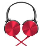 Miiq2 Extra Bass Mdr-Xb450 Mikrofonlu Kablolu Kulaklık Kırmızı
