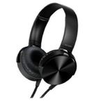 Miiq2 Extra Bass Mdr-Xb450 Mikrofonlu Kablolu Kulaklık Siyah