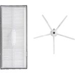 Mija Roborock S7 Sonic Mopping Uyumlu 2 Parça Yedek Filtre Fırça Seti Beyaz