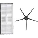 Mija Roborock S7 Sonic Mopping Uyumlu 2 Parça Yedek Filtre Fırça Seti Siyah