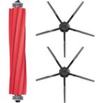 Mija Roborock S7 Sonic Mopping Uyumlu 3 Parça Yedek Filtre Fırça Seti Siyah