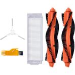 Mija Xiaomi Mop Pro (STYTJ02YM) Uyumlu 5 Parça Yedek Beyaz Filtre Fırça Seti