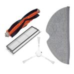 Mijia 1T Xiaomi Uyumlu Robot Süpürge Rulo + Yan Fırça + Filtre + Mop Bezi Seti