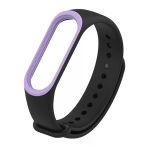 Mijobs Mi Band 3 Mi Band 4 Çift Renk Silikon Kayış Kordon-(5775)
