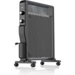 Mika Panel Elektrikli Isıtıcı 2000W, Mikatermik, Radyant ve Konveksiyon, Termostatlı - Siyah