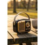 Mikado Echoes Siyah Usb+TF Kart+Bluetooth Destekli Klasik Retro Müzik Kutusu
