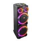 Mikado MD-104KP 200W 12V 14000mAh Bataryalı Siyah 1 UHF UV Mikrofonlu USB/BT/TF/TWS/AUX RGB 220V Kablolu Toplantı Anfisi