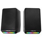 Mikado MD-178 Siyah Kasa 6W 1+1 RGB Aydınlatma USB Masaüstü Speaker