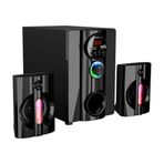 Mikado MD-95BT Siyah Kasa 20W 2+1 FM BT SD USB RGB Aydınlatma Masaüstü Speaker