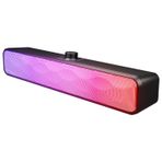 Mikado MD-SBT31 5W*2 1200mAh Bluetooth,RGB Aydınlatmalı,TF Card,Type-C Destekli,USB Bellekle Çalışabilen Plastik+ Demir örgü Malzemeli Speaker Soundbar Hoparlör (SİYAH)