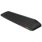 Mikado MD-SBT32 Siyah 16W 2000mAh şARJLI Bluetooth 5,3 Özellikli Soundbar Speaker,7 Mod RGB Aydınlatma AUX Destekli Şarjlı Taşınablir Özellikli Plastik+ Demir örgü Soundbar Speaker