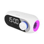 Mikado MD-W7 Beyaz 1200 mah 5 W Bluetooth Double Alarmlı Saat Hoparlör