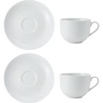 Mikasa Chalk Porselen 220 ml Çay Bardak Seti