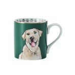 Mikasa Fine China 280 ml Düz Taraflı Labrador Kupa