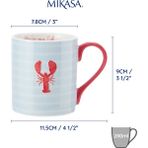 Mikasa Fine China 280ML Düz Taraflı Kupa Istakoz