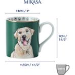 Mikasa Fine China 280ML Düz Taraflı Kupa Labrador