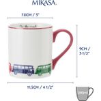 Mikasa Fine China 280ML Düz Taraflı Kupa Van