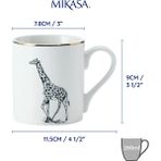 Mikasa Fine China 280ML Düz Taraflı Kupa Zürafa