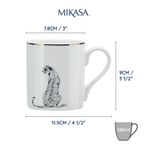 Mikasa Fine China Çita Desenli 280 ml Kupa