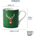 Mikasa Fine China Geyik Desenli 280 ml Kupa