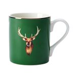 MIKASA Fine China Geyik Desenli Kupa 280ml, MKCANSTAG