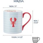 Mikasa Fine China İstakoz Desenli 280 ml Kupa