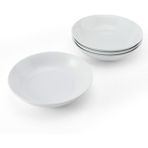 Mikasa Mkchpastapk4 Chalk Porselen 4lü 23CM Çukur Tabak Seti - Beyaz