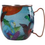 Mikasa Mksamuleflam Sarah Arnett Paslanmaz Çelik 450ml Moscow Mule Kupa Flamingo - Renkli