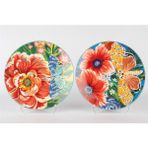 Mikasa Moor 2li Virelle Porselen Pasta Tabağı 20 cm P388.132924 - 0 - 3 lt - Çok Renkli