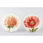 Mikasa Moor Art Of Botanica Kırmızı 2li Tatlı Tabağı 21CM - 100 ml
