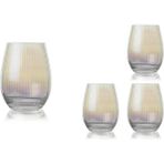 Mikasa Moor Aurora 4lü Meşrubat Bardağı 500ML - Siyah