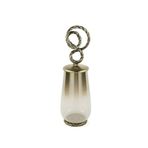 Mikasa Moor Beyaz Bronz Cam Halat 49x14 cm Detaylı Obje
