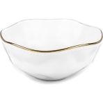 Mikasa Moor Beyaz Gold Rimli Porselen Kase 24X11CM - 24 cm