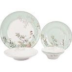 Mikasa Moor Bird Garden 24 Parça 6 Kişilik Yemek Takımı
