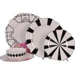 Mikasa Moor Black and White 33 Parça Yemek Takımı