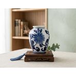 Mikasa Moor Blue Blanc Dek Vazo 11x15cm