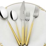 Mikasa Moor Dolce Gold 30 Parça Çatal Kaşık Bıçak Seti