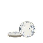 Mikasa Moor Fili E Fiori Beyaz Porselen 6'lı Pasta Tabağı 20 Cm - Mavi