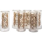 Mikasa Moor Gold Desenli 6’Lı Cam Likör Bardağı 70 Ml - Renkli
