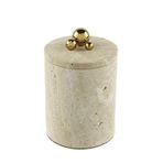 Mikasa Moor Gold Toplu Küçük Bej 10x10x15 cm Mermer Kavanoz