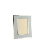 Mikasa Moor Gümüş Deri Fotoğraf Çerçevesi 13 X 18 Cm - Mavi